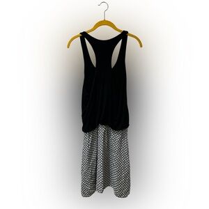 Victoria's Secret Black and White Lounge Wear tank Dress